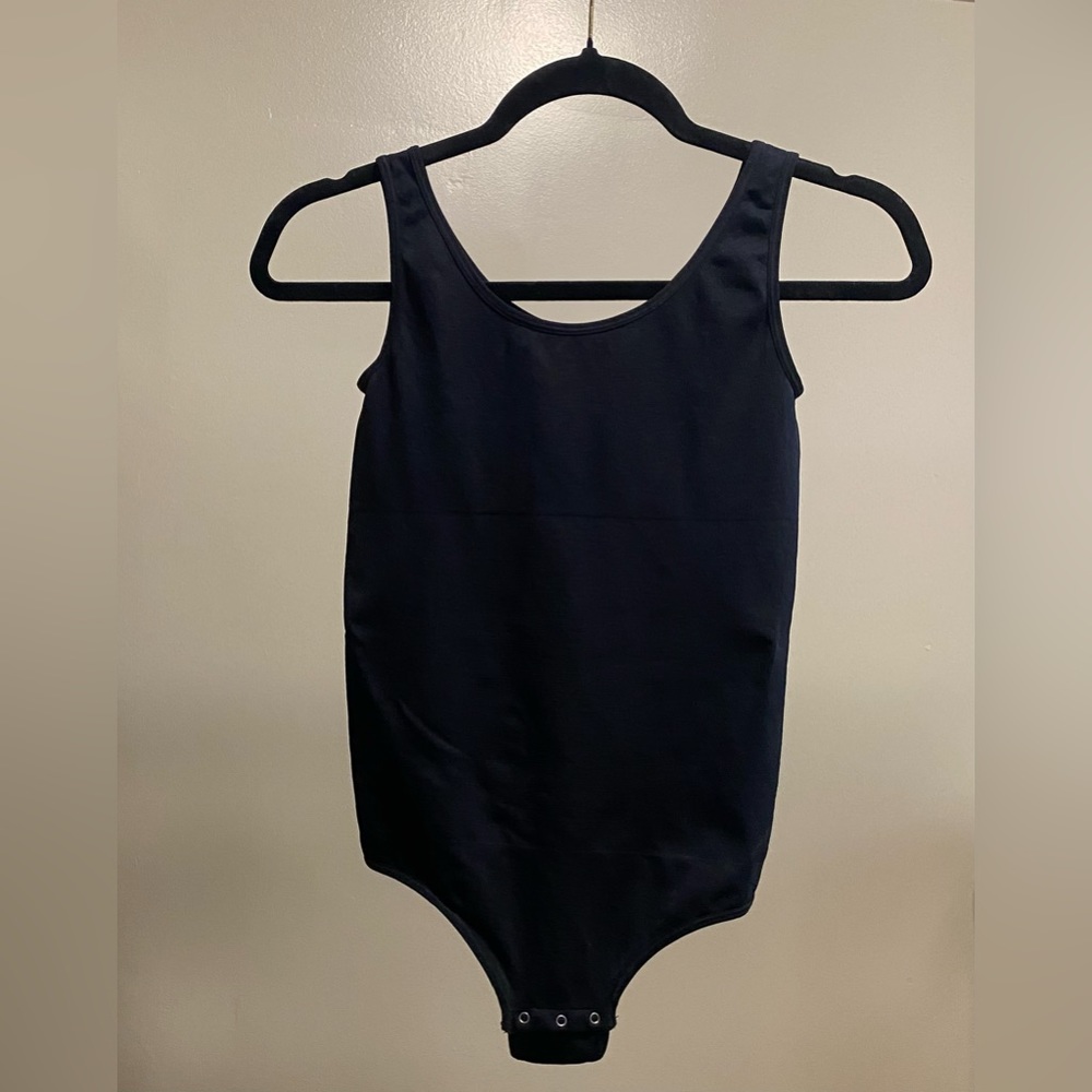 Black YUMMIE Seamless Tank Bodysuit